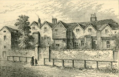 Château de Kirby, Bethnal Green La maison du mendiant aveugle, vers 1872