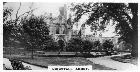 Abbaye de Kirkstall, Leeds, Yorkshire, vers les années 1920