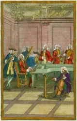 Concert / Gravure sur cuivre 18e s.