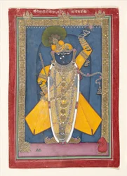Krishna sous la forme de Shri Nathji