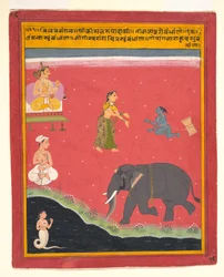 Les liens terrestres de Krishna, Page d