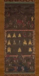 Mandala du sanctuaire de Kumano, début du 14e siècle