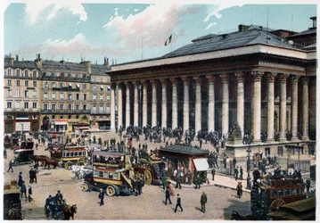 La Bourse, Paris, vers 1900