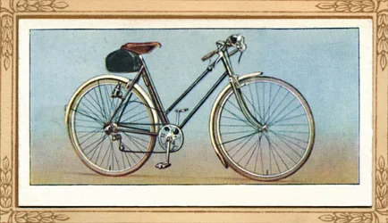 Bicyclette pour dame avec changement de vitesse à 3 rapports et éclairage par dynamo, 1939