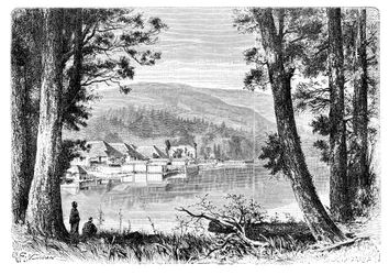 Lac Hakone, c1890