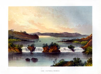 Lac Victoria Nyanza, vers 1840-1900