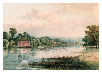 Lac à Virginia Water, 1880