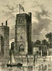 Église de Lambeth, 1825, vers 1878