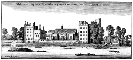 Palais de Lambeth, Londres, 1647, 1893