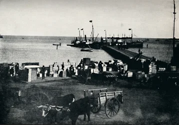 Lieu de débarquement, Punta Arenas, 1911