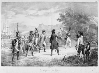 Débarquement à Fréjus, mars 1815