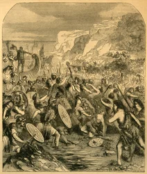 Débarquement de Jules César, vers 1890