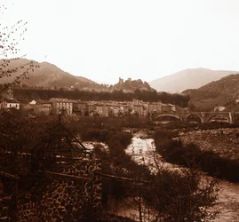 Paysage, Alsace, vers 1914-1918