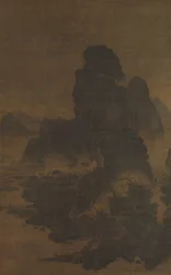 Paysage dans le style de Fan Kuan, début du 12ème siècle