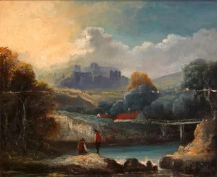 Paysage, fin du 18ème siècle