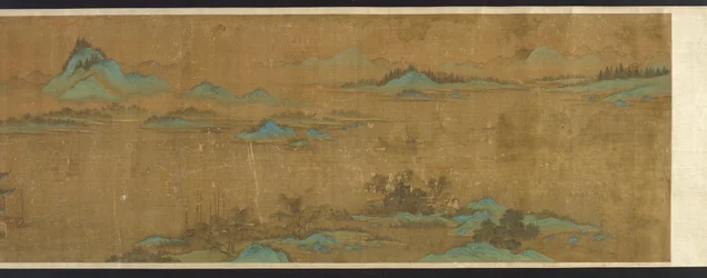 Paysage avec palais, dynastie Ming, 16ème-17ème siècle