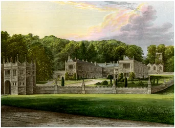 Lanhydrock, Cornouailles, maison de Lord Robartes, vers 1880