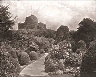Château de Launceston, Cornouailles, 1894