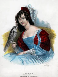 Laura, la fiancée de Pétrarque, vers 1770-1840