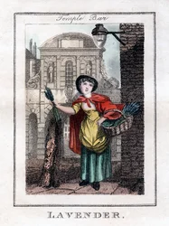 Lavande, Temple Bar, Londres, 1805
