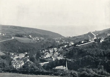 Laxey - Vue générale, 1895
