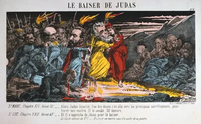 Le Baiser de Judas, Commune de Paris, 1871.