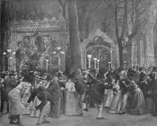 Le Jardin du Bal Bullier, 1900
