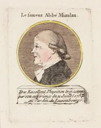Le fameux Abbé Miaulan, vers 1784