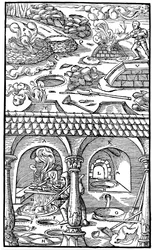 Fusion du plomb, 1556