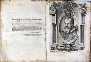 Feuille du livre Le Messager Il Saggiatore de Galileo Galilei, 1623
