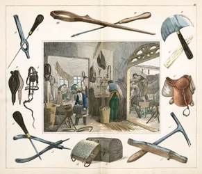 Industrie du cuir, de la peau et de la fourrure Le sellier