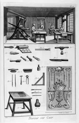 Doreurs sur cuir, 1751-1777