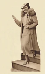 Départ du n°3 Belgrave Square, pour le baptême de la princesse Alexandra, 9 février 1937