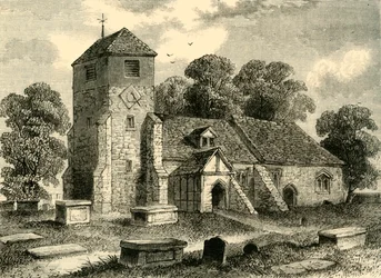Église de Lee en 1795, vers 1878