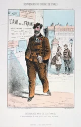 Légion des Amis de la France, Siège de Paris, 1870-1871