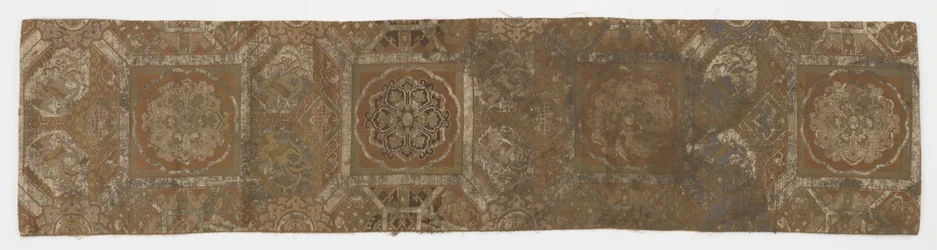 Longueur de textile doublé, fragment d