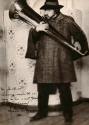 Leonid Andreyev, auteur russe, jouant d