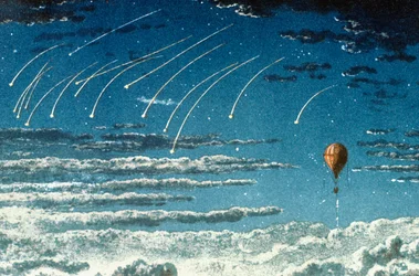 Pluie de météores Léonides, 1870