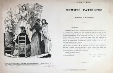 Les Clubs des Femmes Patriotes, Commune de Paris, 1871