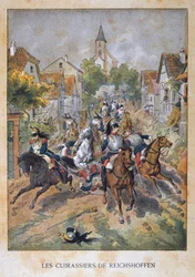 Les Cuirassiers de Reichshoffen, 6 août 1870, Guerre franco-prussienne, 1870-1871