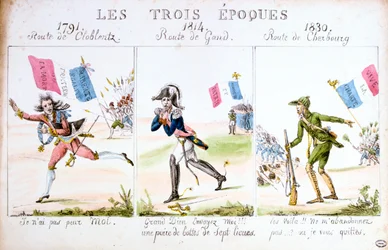 Les Trois Époques, Révolution de 1830, Paris
