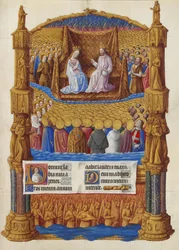 Les Très Riches Heures du duc de Berry, Folio 126r - Le Paradis