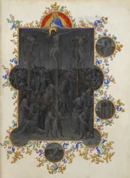Les Très Riches Heures du duc de Berry, Folio 153r - La Mort du Christ