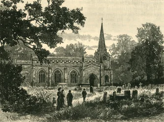Église de Lexden, 1898