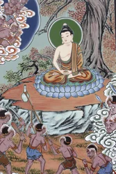 La vie du Bouddha : tentation et illumination, Séoul, Corée du Sud