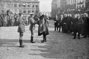 Lille libérée par la 5ème armée britannique, France, 17 octobre 1918
