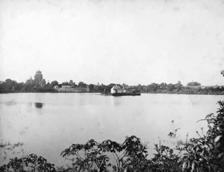 Temples de Lingaraj, Bhubaneswar, Orissa, Inde, 1905-1906