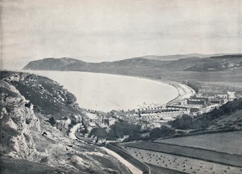 Llandudno - Vue depuis la montagne, 1895