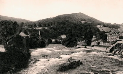 Llangollen, Denbighshire, Pays de Galles, début du 20ème siècle