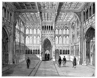 Hall des Communes, Londres, 1900